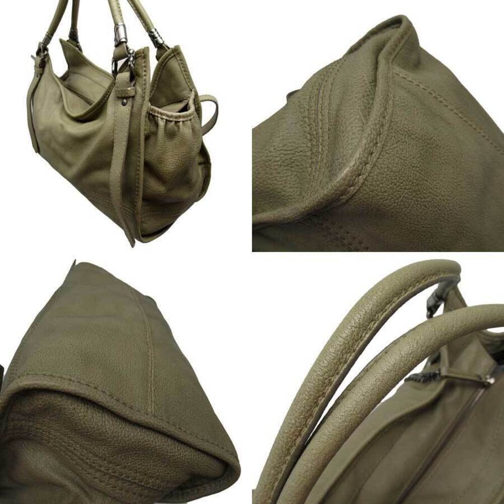 Burberry shoulder bag brown leather classic favorite - Picture 2 of 3